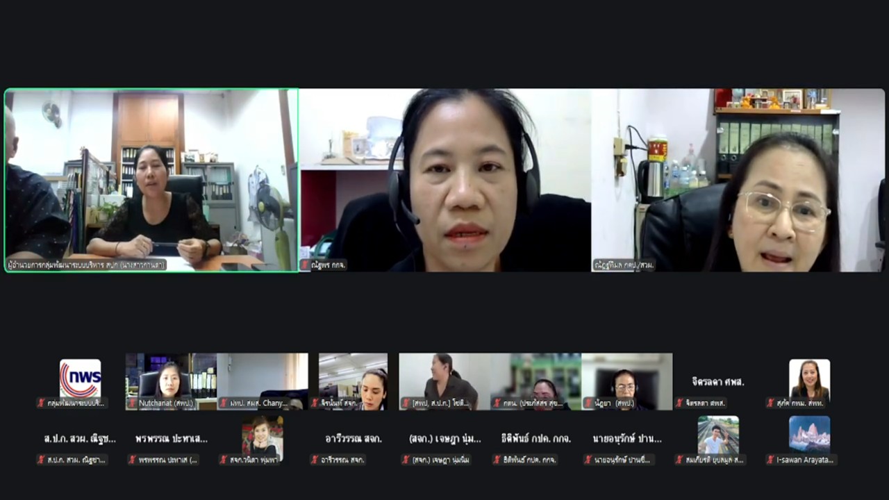 title - Unit School ชี้แจงรายละเอียดกรอบการประเมินผลการปฏิบัติราชการ (ตัวชี้วัด) ร่วมที่ 5 ของสำนักงานการปฏิรูปที่ดินเพื่อเกษตรกรรม (ส.ป.ก.) ส่วนกลาง ผ่านสื่ออิเล็กทรอนิกส์ (ผ่านระบบออนไลน์ Zoom Meeting)